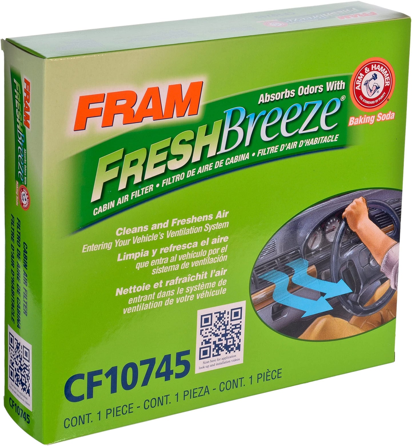 Filtre à air d'habitacle Fram CF10745