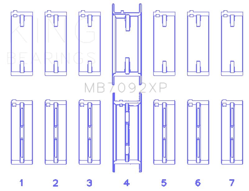 KING BEARING MB7092XP