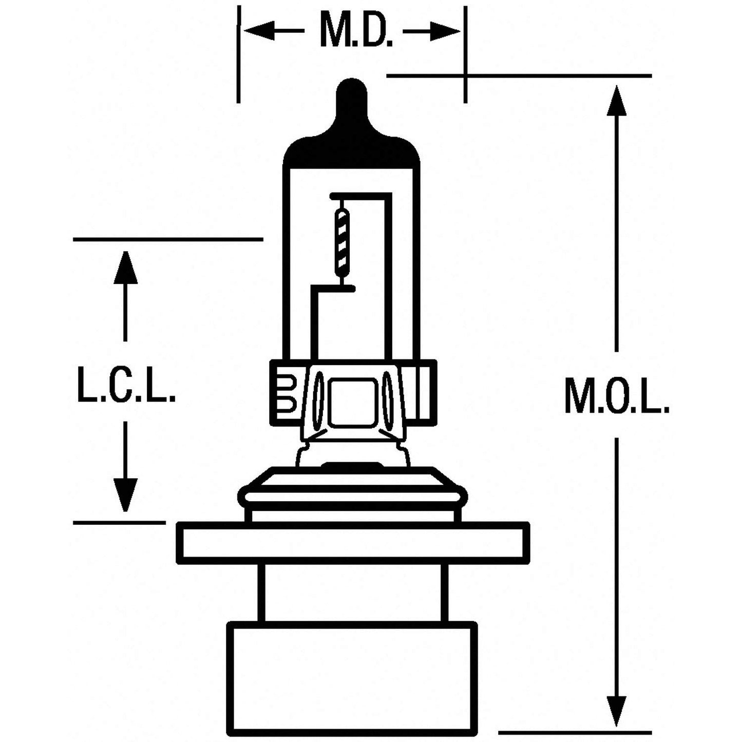 Wagner BP9006XS Headlight Bulb