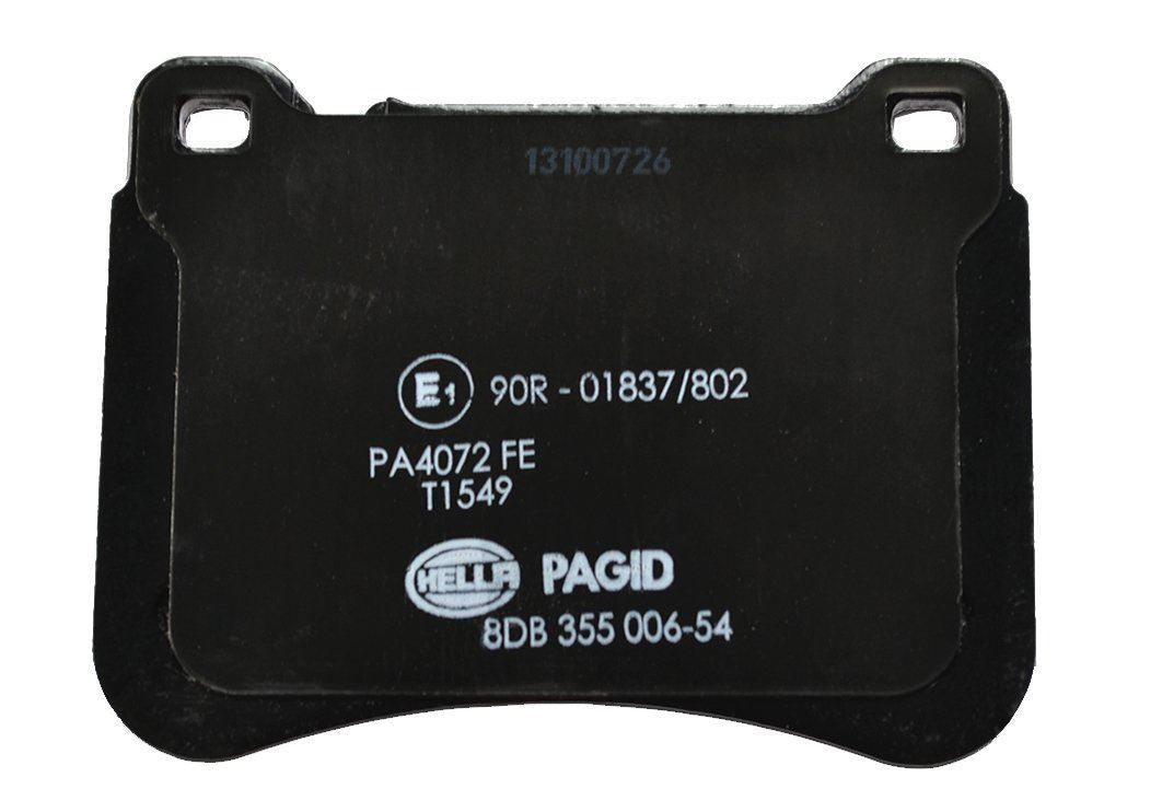 Hella-PAGID 355006541 Jeu de plaquettes de frein à disque