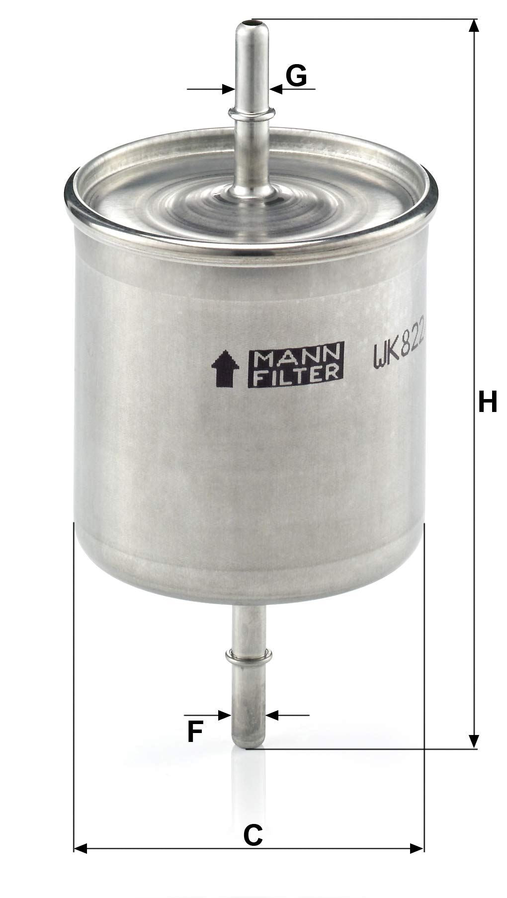 MANN-FILTER WK 822/2 Filtro de combustible