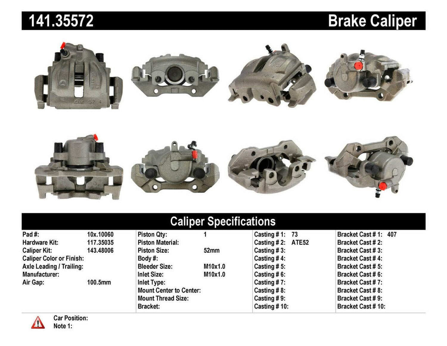 Centric Parts 14135572