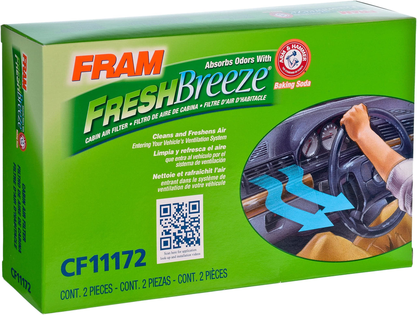 Filtro de aire de cabina Fram CF11172