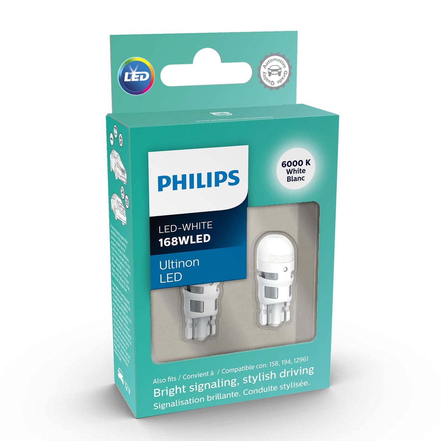 Philips 168WLED License Plate Light Bulb