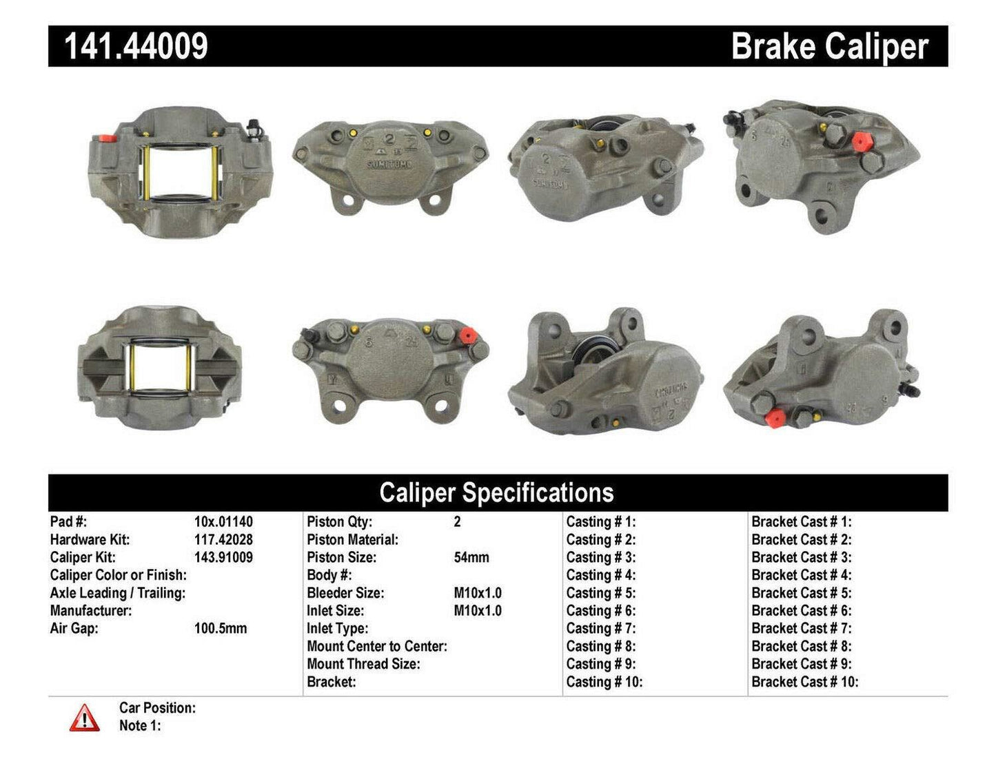 Centric Parts 14144009