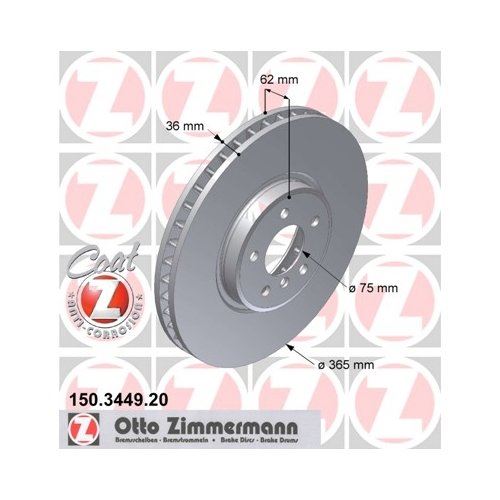 Zimmermann 150344920 (Pack of 2)