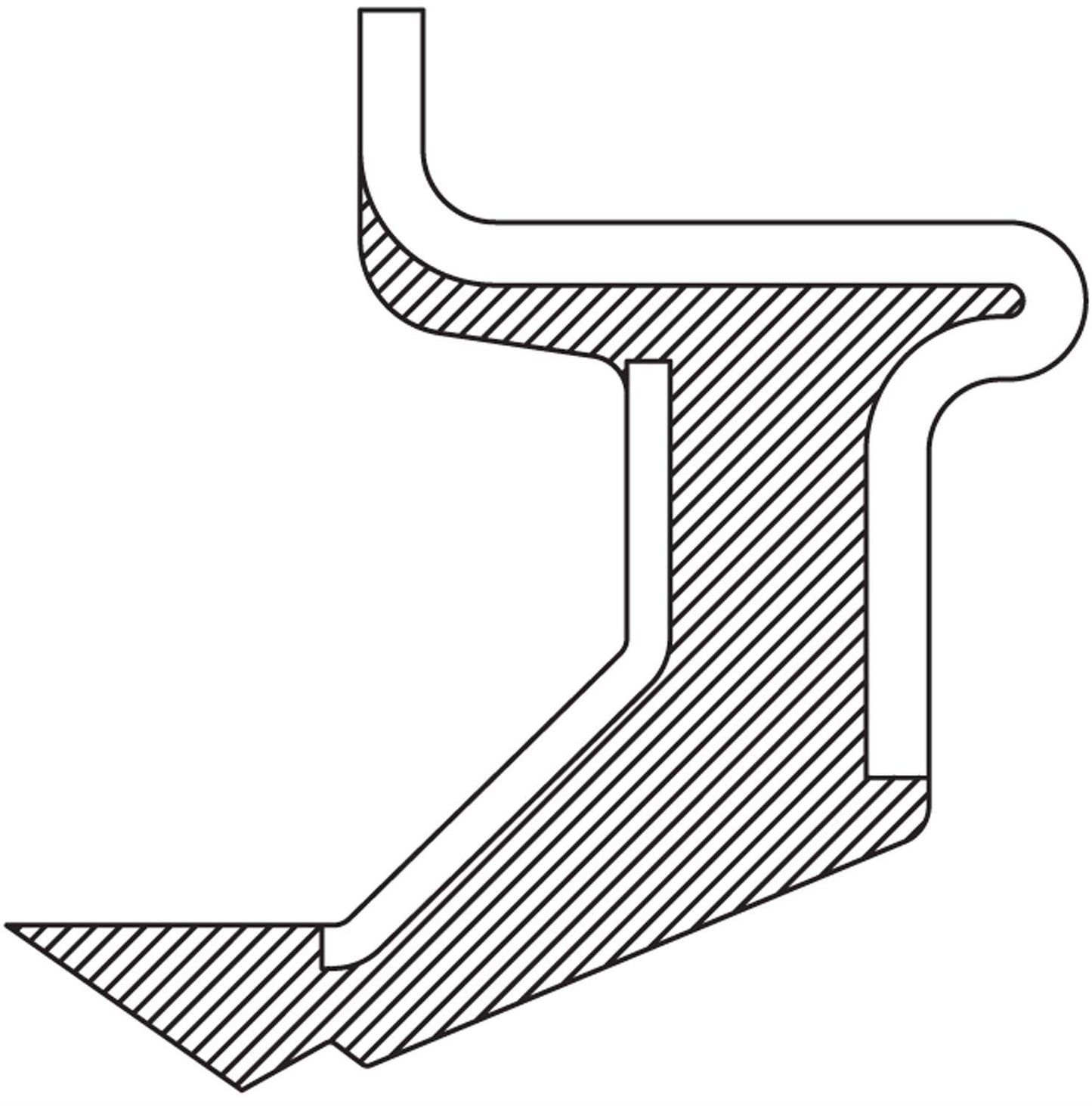 National Seal/Roulement 710091 Joint de roue