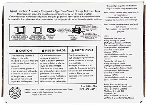 Philips H4351C1 Headlight Bulb