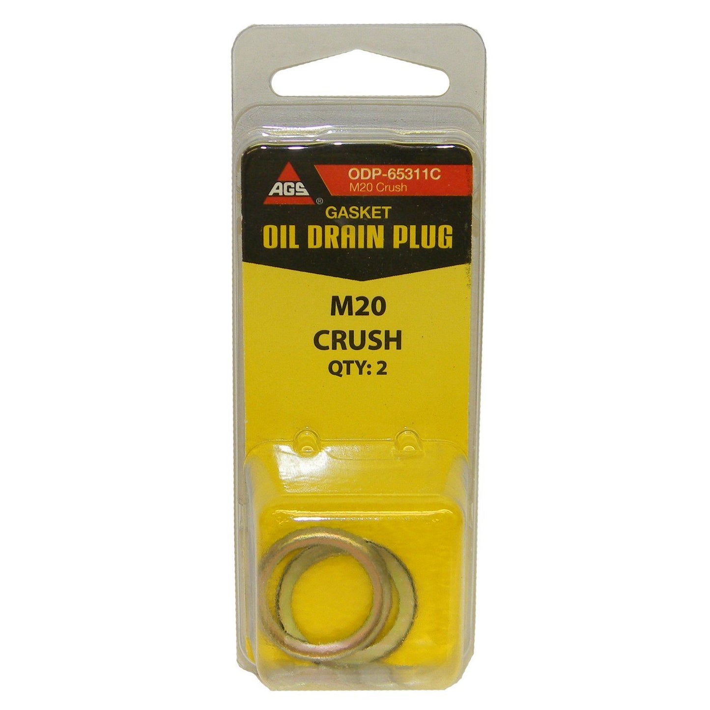 AGS Company ODP-65311C Junta de tapón de drenaje de aceite del motor