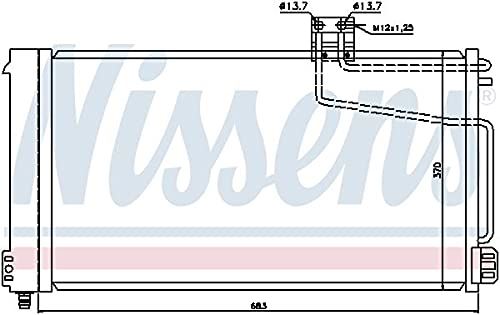 Nissens North America 94544 Conjunto de secador receptor y condensador de A/C