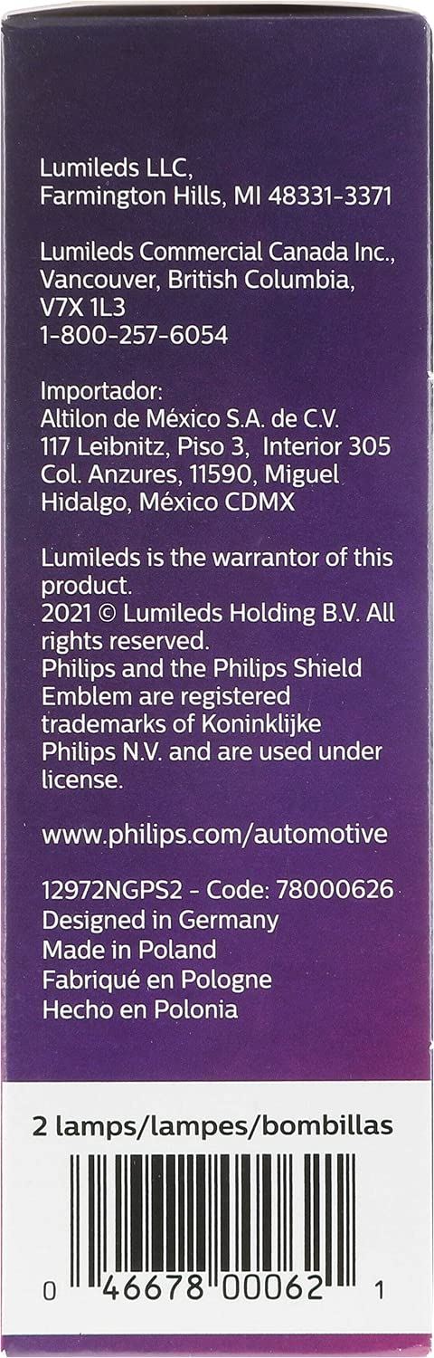 Philips H7NGPS2 Ampoule de phare