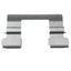 Beck/Arnley 084-1775 Kit de herrajes para frenos de disco