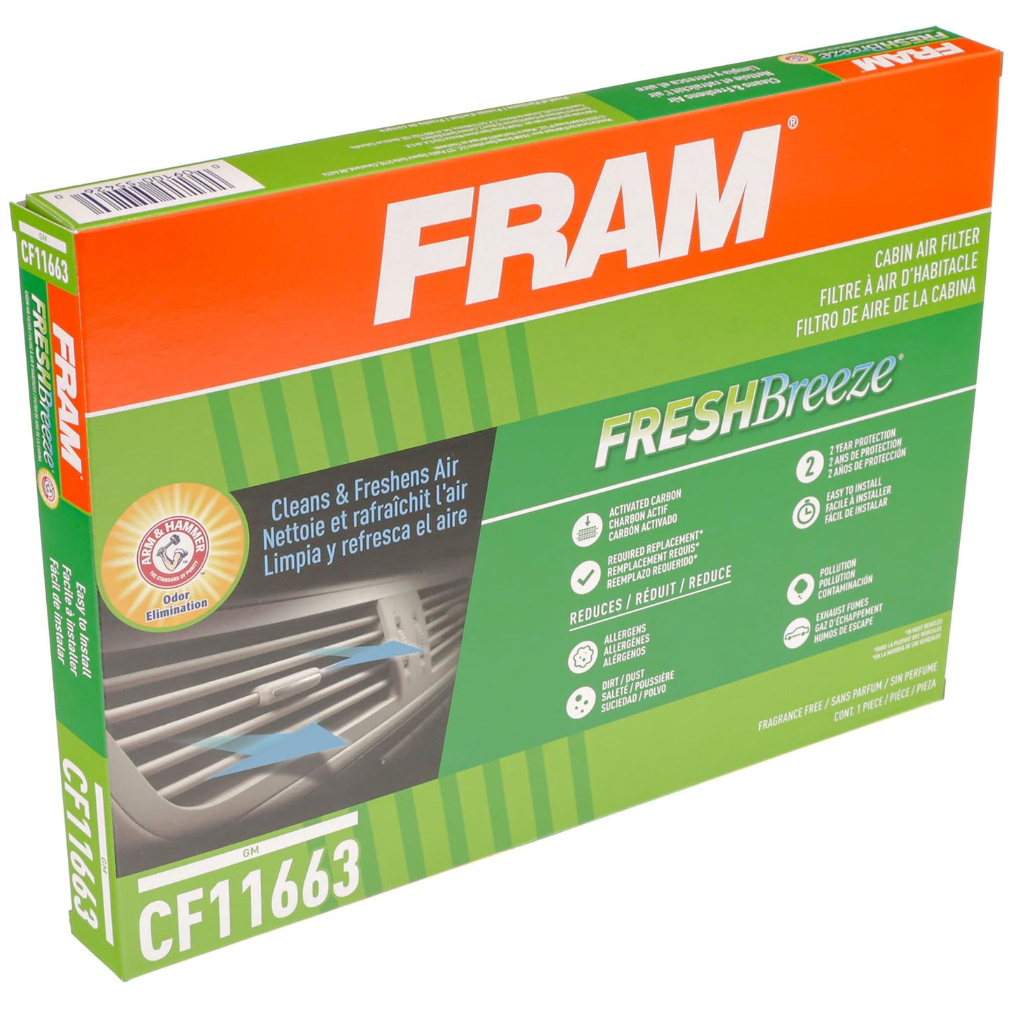 Filtro de aire de cabina Fram CF11663