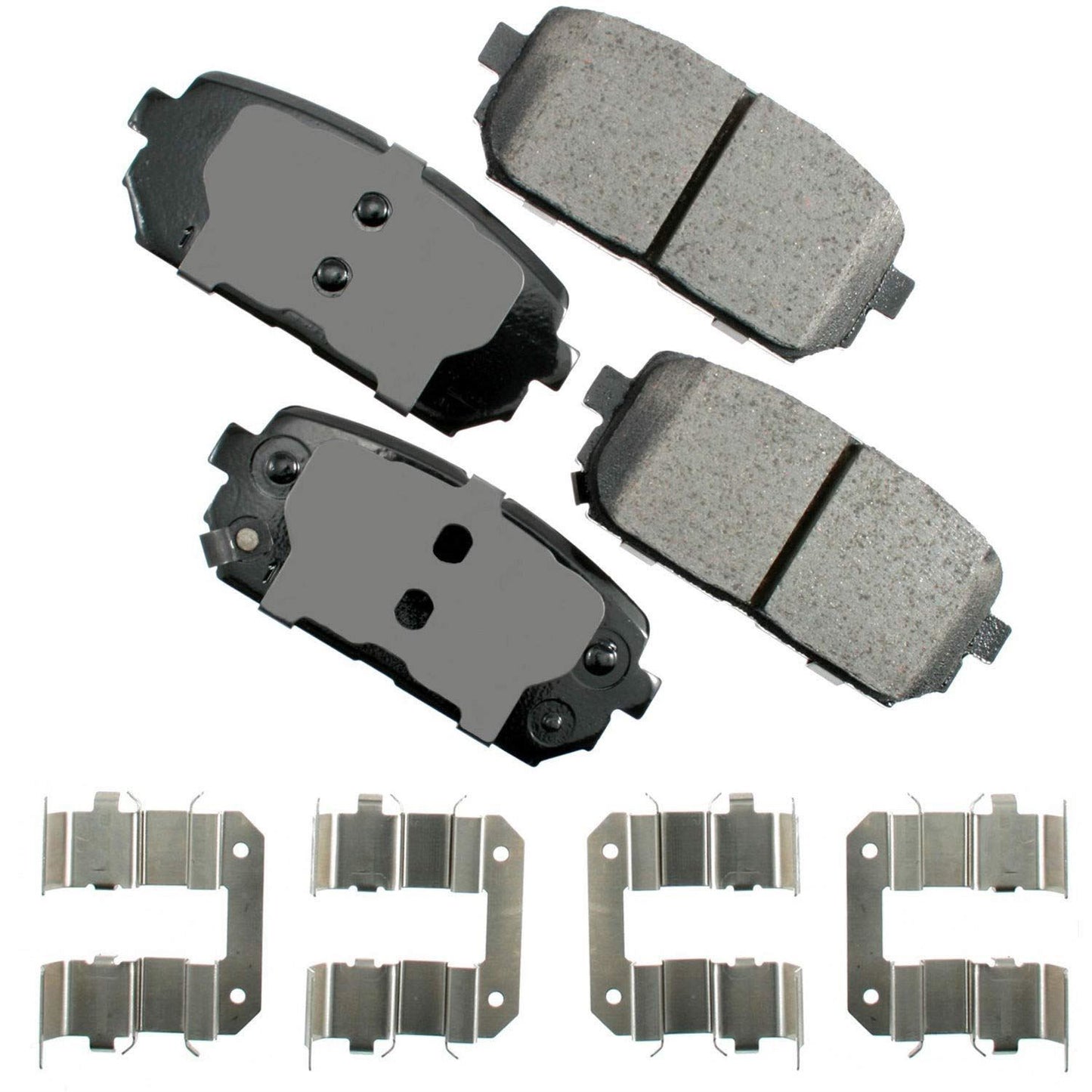 Akebono ACT1296 Jeu de plaquettes de frein à disque