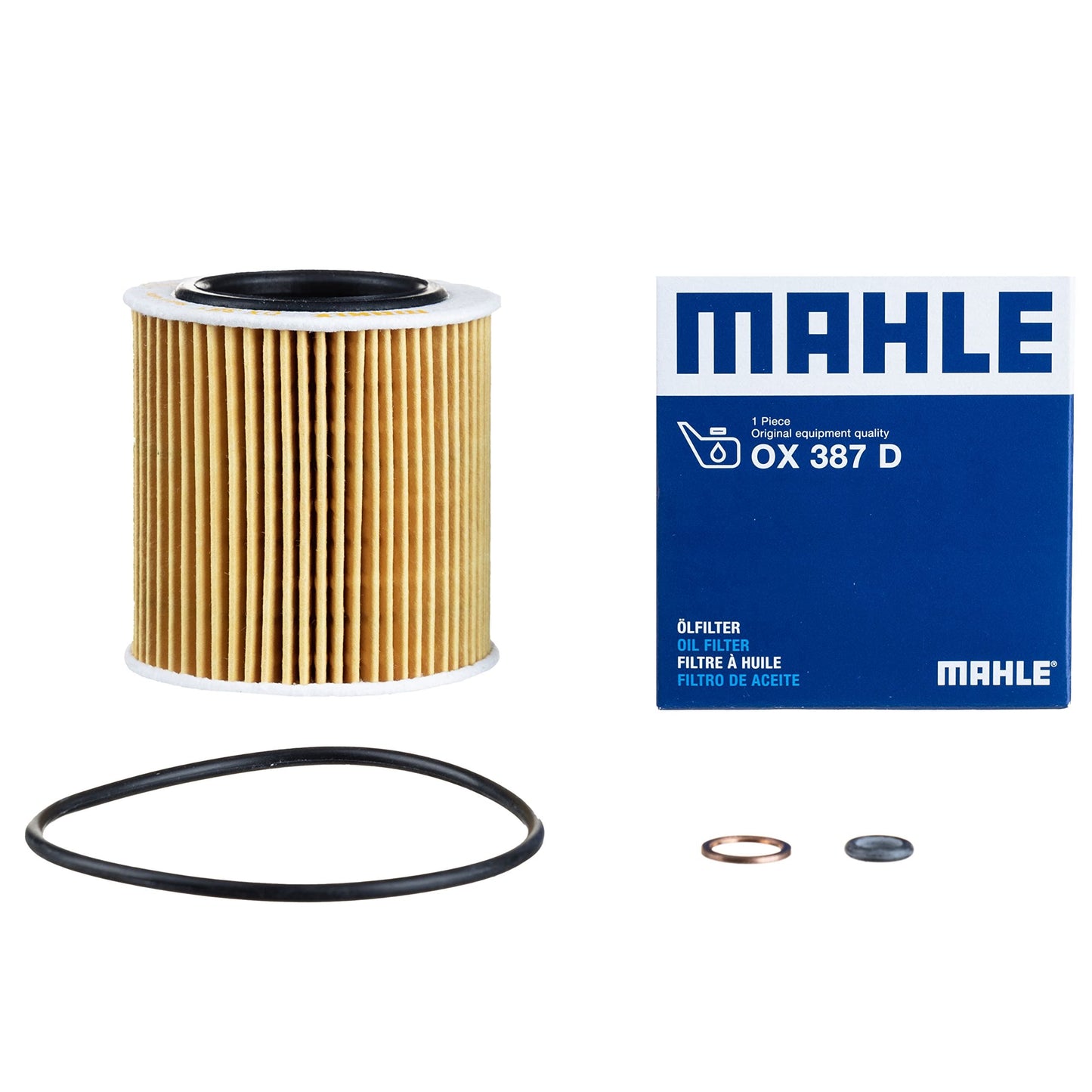 Filtro de aceite de motor Mahle OX 387D