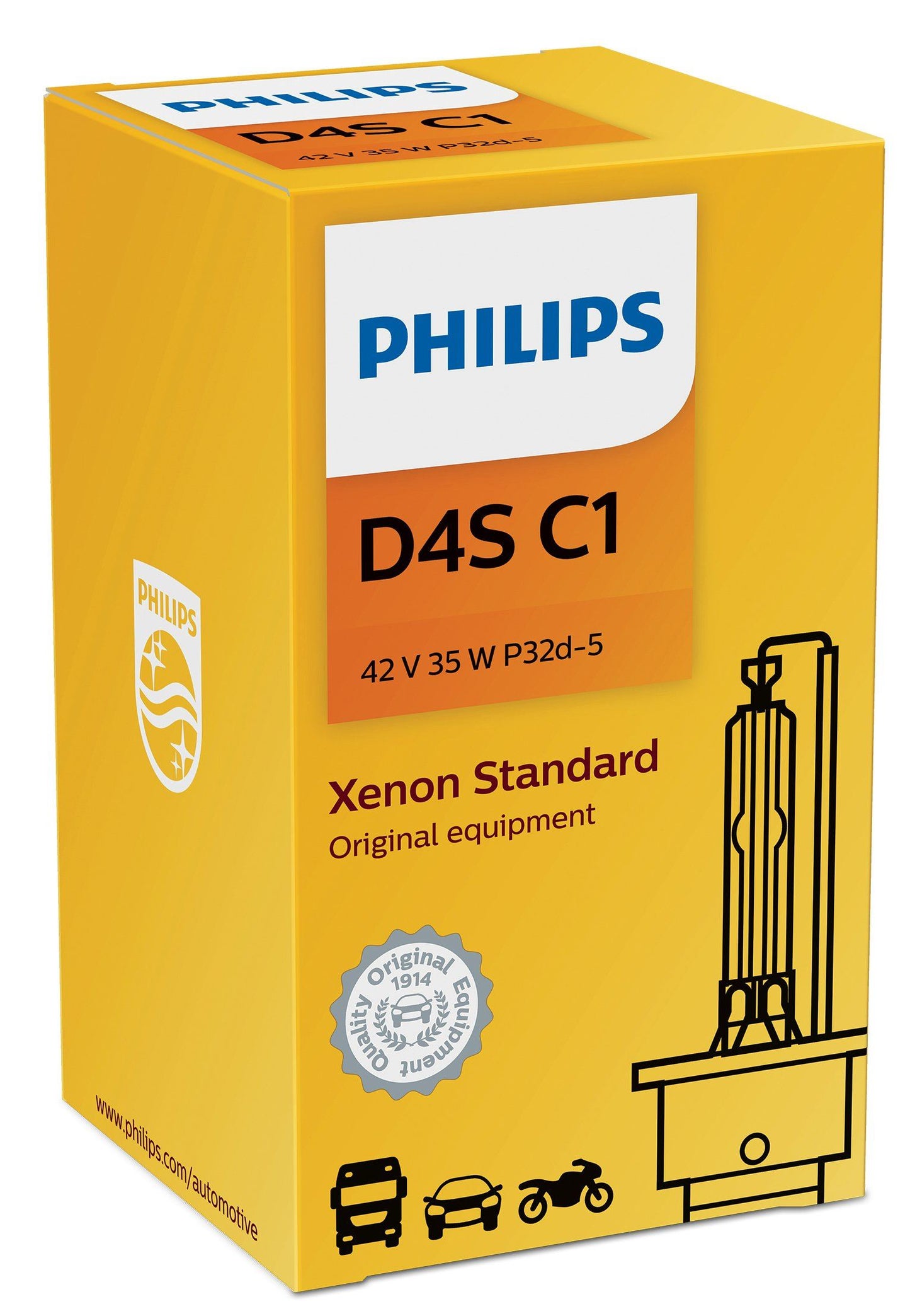 Ampoule de phare Philips D4SC1
