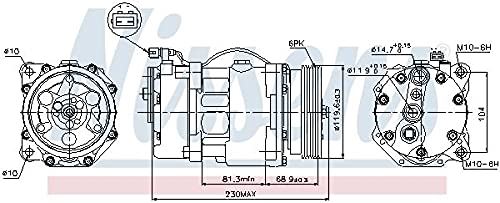 Nissens North America 89040 A/C Compressor
