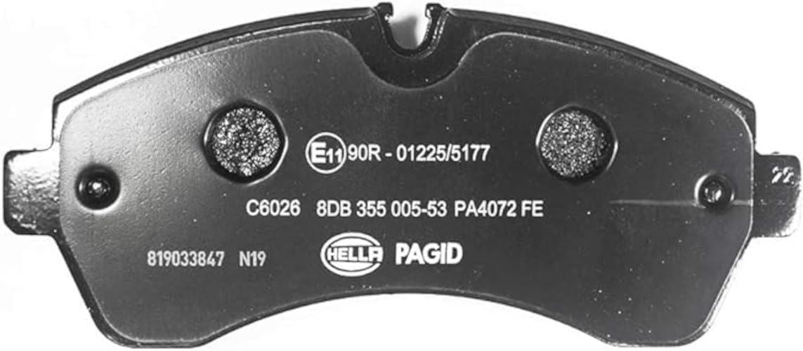 Hella-PAGID 355005531 Juego de pastillas de freno de disco