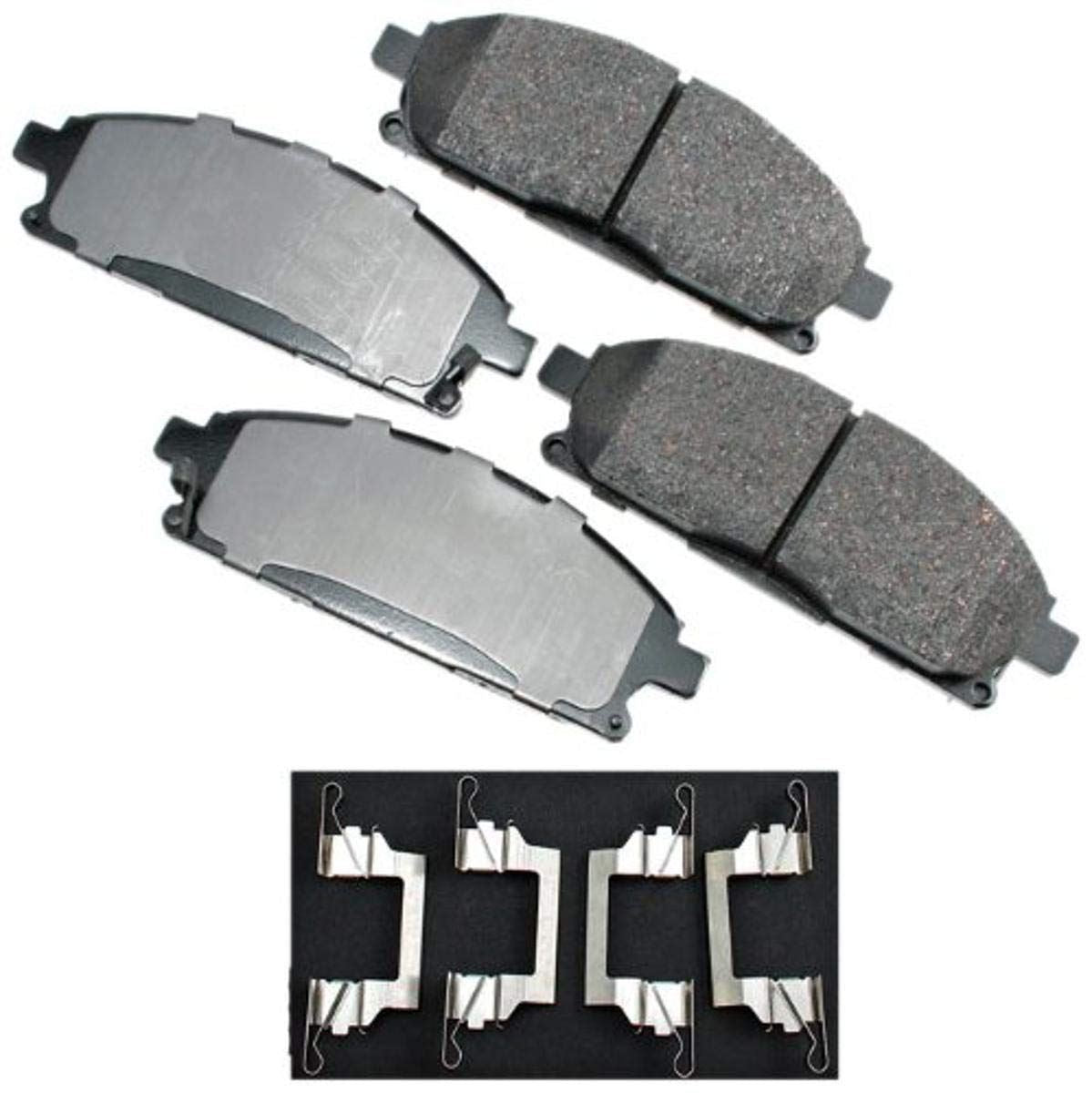 Akebono ACT691 Jeu de plaquettes de frein à disque