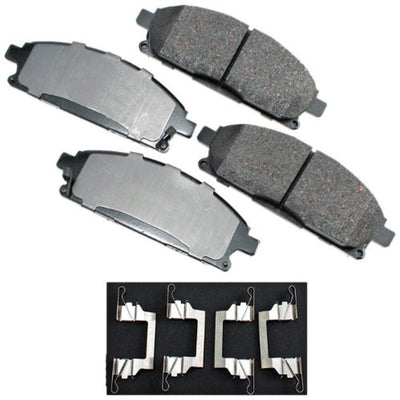 Akebono ACT691 Jeu de plaquettes de frein à disque