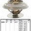 Motorad 248-192 Engine Coolant Thermostat