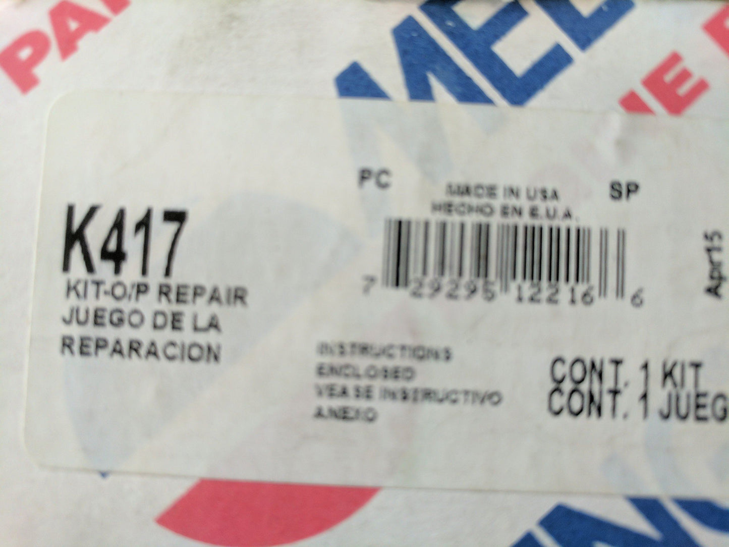 Kit de reparación de bomba de aceite de motor Melling K417