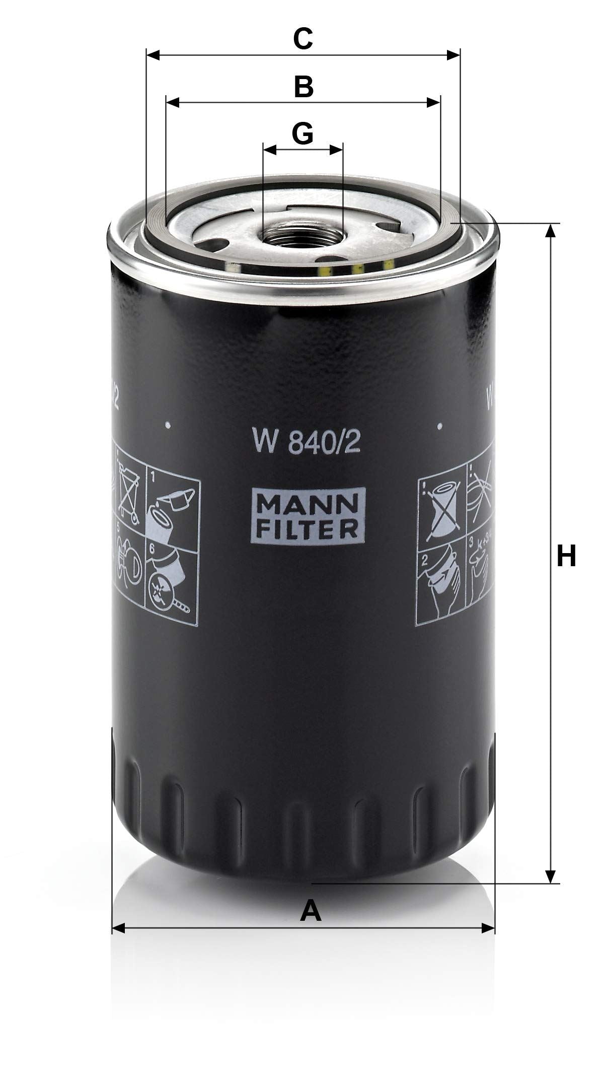 FILTRO MANN W 840/2