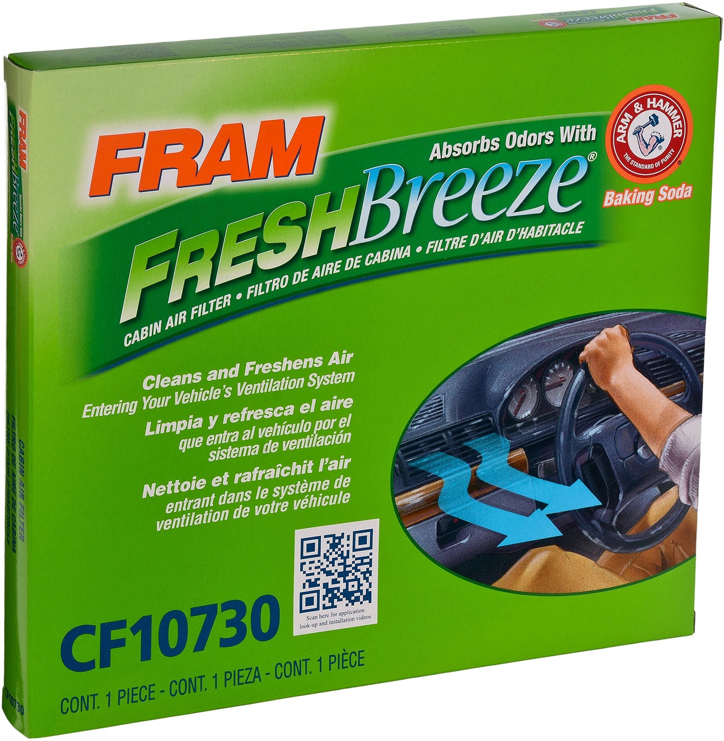 Filtro de aire de cabina Fram CF10730