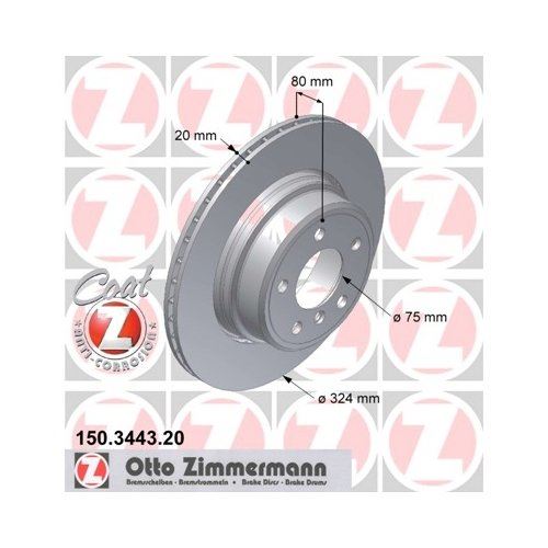 Zimmermann 150344320 (Pack of 2)