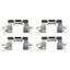 Beck/Arnley 084-1926 Kit de herrajes para frenos de disco