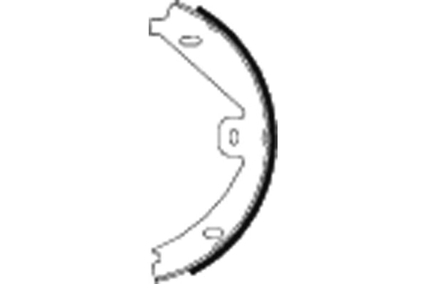 Hella-PAGID 355050081 Parking Brake Shoe Set