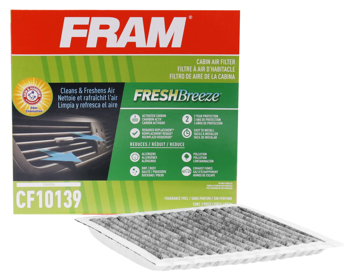 Filtre à air d'habitacle Fram CF10139