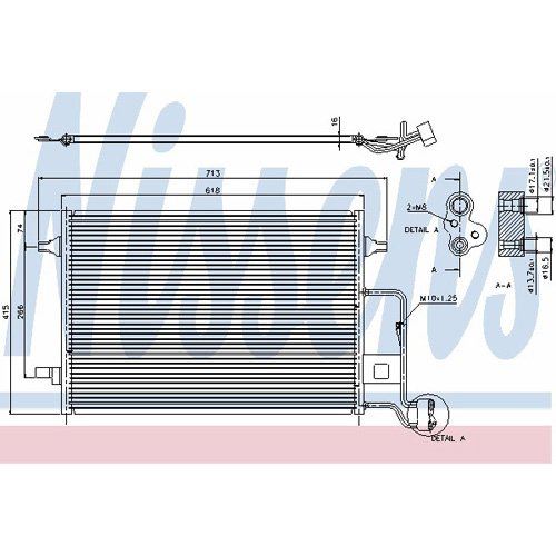 Nissens North America 94592 A/C Condenser