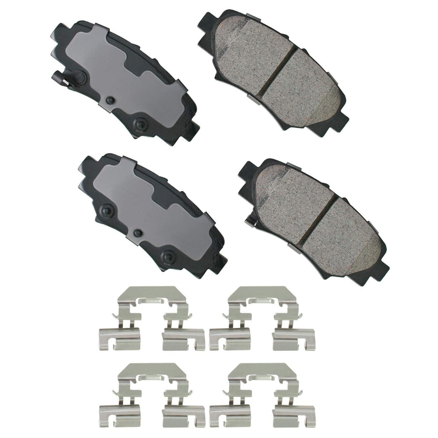 Juego de pastillas de freno de disco Akebono ACT1729