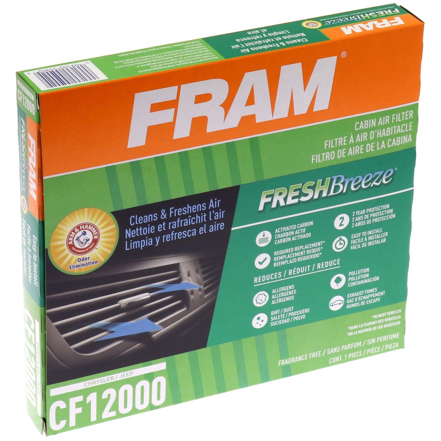 Filtro de aire de cabina Fram CF12000