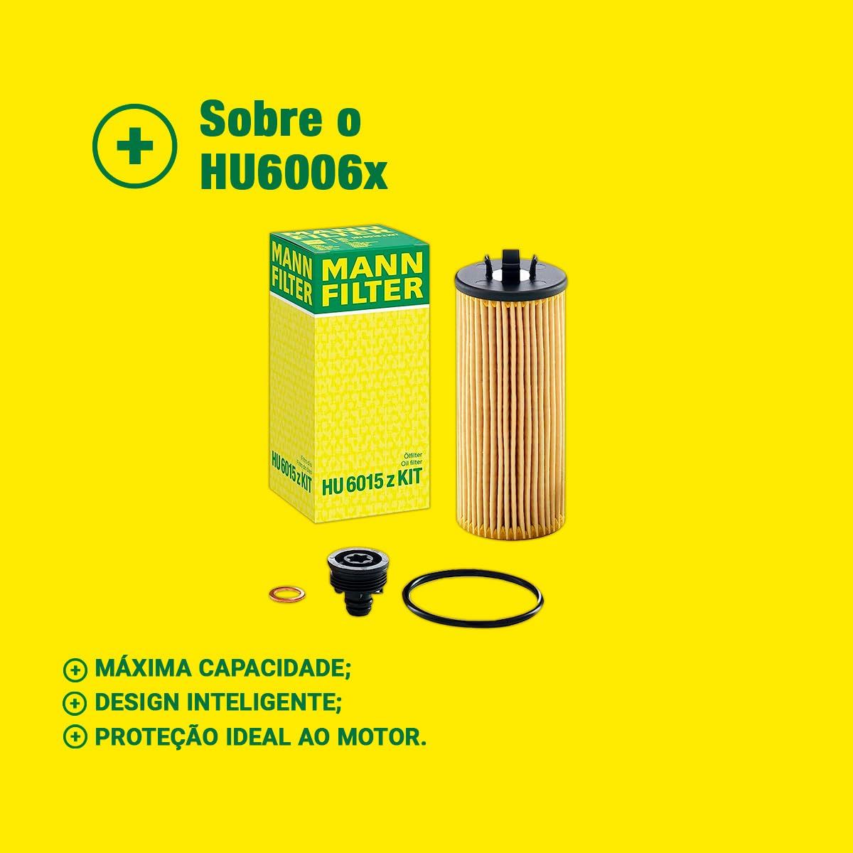 MANN-FILTER HU 6015 Z KIT Engine Oil Filter