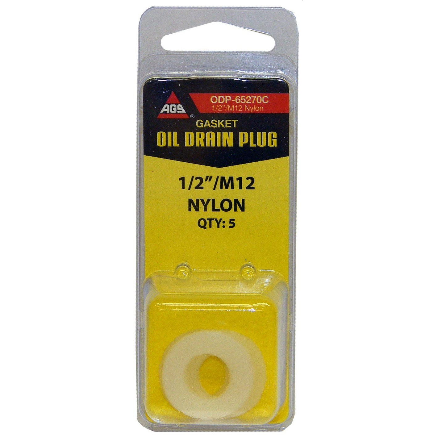 AGS Company ODP-65270C Joint de bouchon de vidange d'huile moteur