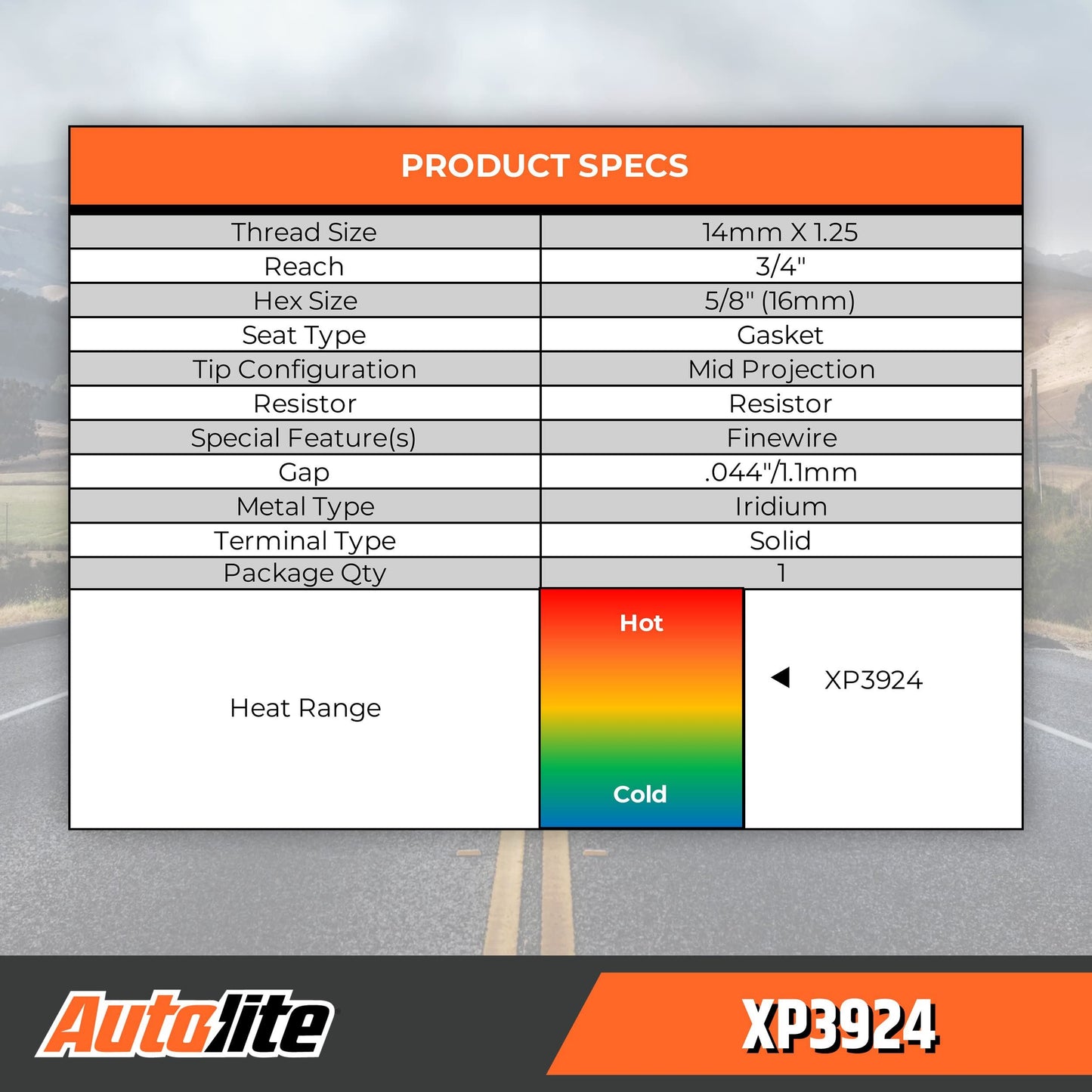 AUTOLITE XP3924 (LOT DE 4)