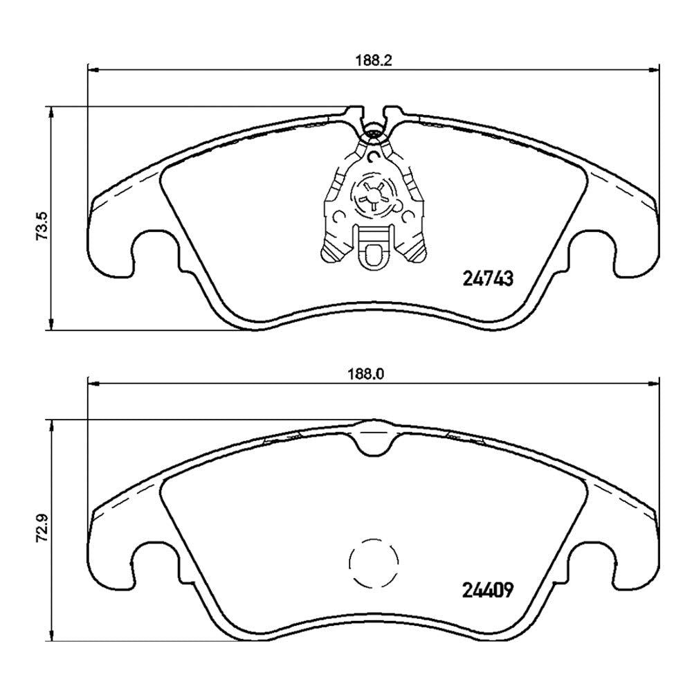 Hella-PAGID 355013751 Disc Brake Pad Set