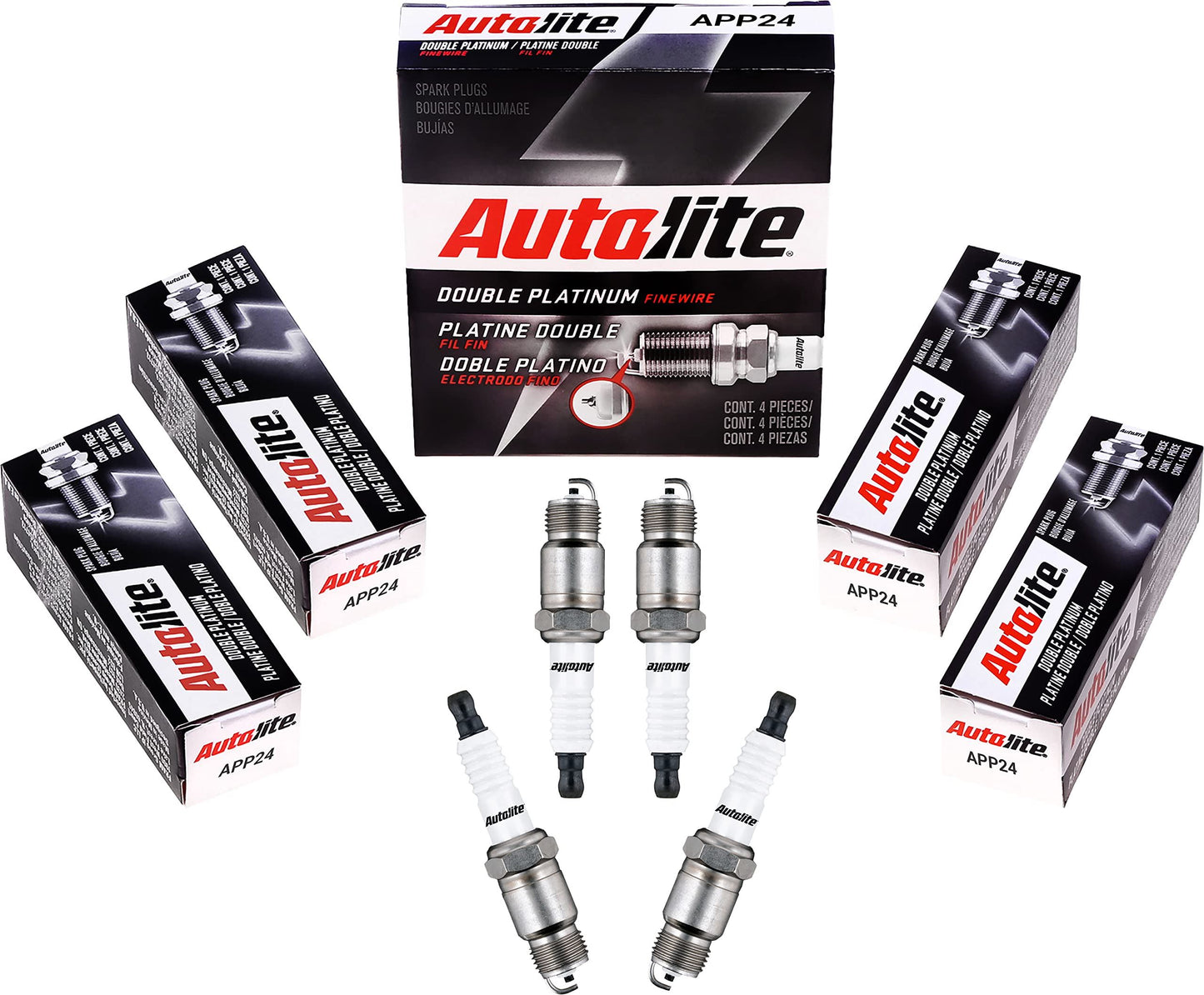 Bougie d'allumage Autolite APP24 (LOT DE 4)
