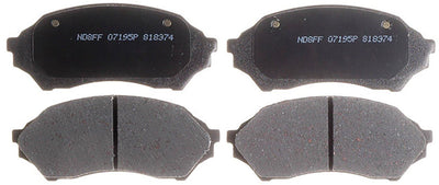 Juego de pastillas de freno de disco ACDelco Advantage 14D798CH