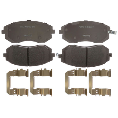 ACDelco Advantage 14D929CHF1 Jeu de plaquettes de frein à disque