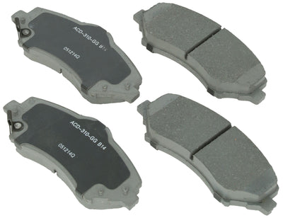 ACDelco Advantage 14D1273ACH Juego de pastillas de freno de disco