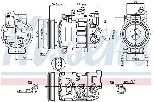 Nissens North America 89415 A/C Compressor