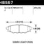 HAWK PERFORMANCE HB557F.545 Disc Brake Pad Set