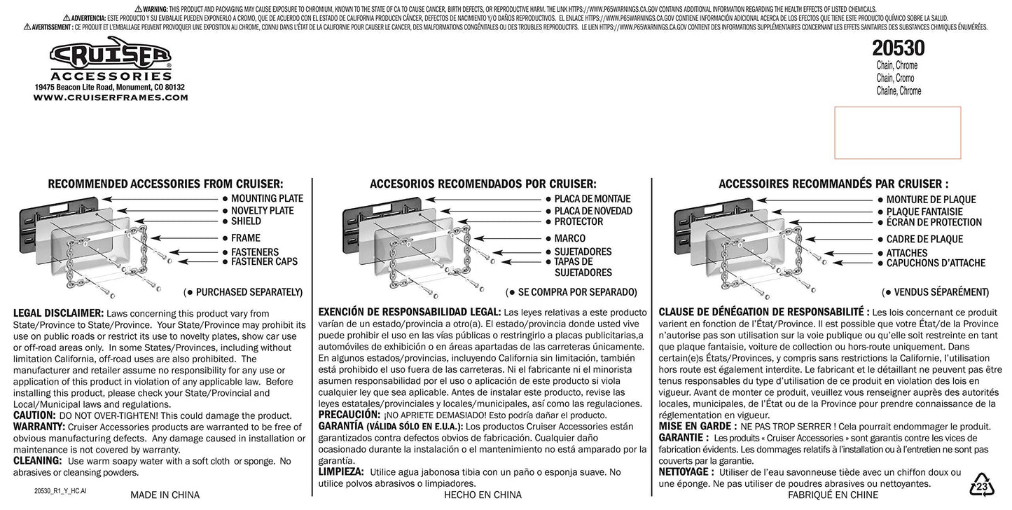 ACCESORIOS CRUCERO 20530