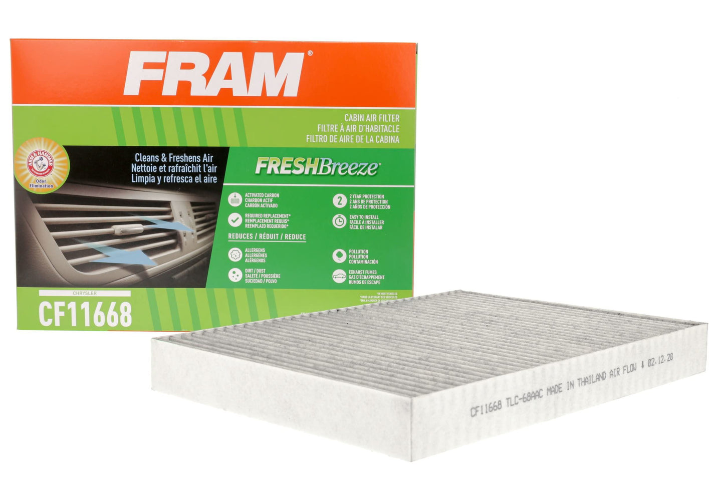 Filtre à air d'habitacle Fram CF11668