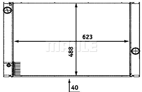 Mahle CR 511 000P Radiator
