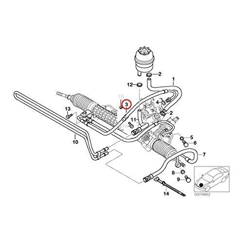 CRP PSH0100P Power Steering Pressure Line Hose Assembly