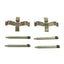 Beck/Arnley 084-1179 Kit de herrajes para frenos de disco